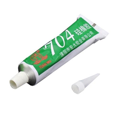 Клей силиконовый 704 термостойкий для электроники Белый (313283)