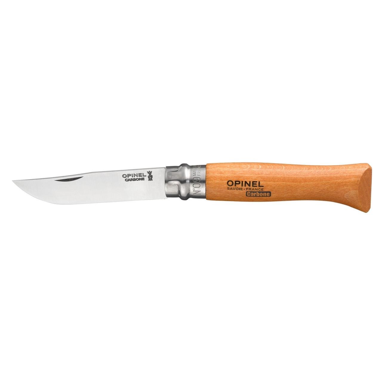 Нож складной Opinel №9 Tradition двухсторонняя заточка Viroblock из ХС90 углеродистой стали 90 мм Светло-коричневый (2465005822)