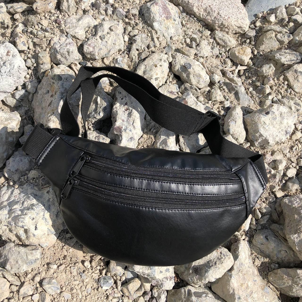 Сумка на пояс из эко-кожи Черный - фото 29 Сумка на пояс из эко-кожи Черный - фото 29