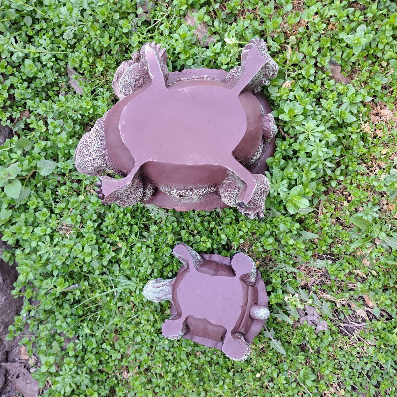 Комплект садовых фигур Семья черепах №4 (4313) - фото 3 Комплект садовых фигур Семья черепах №4 (4313) - фото 3