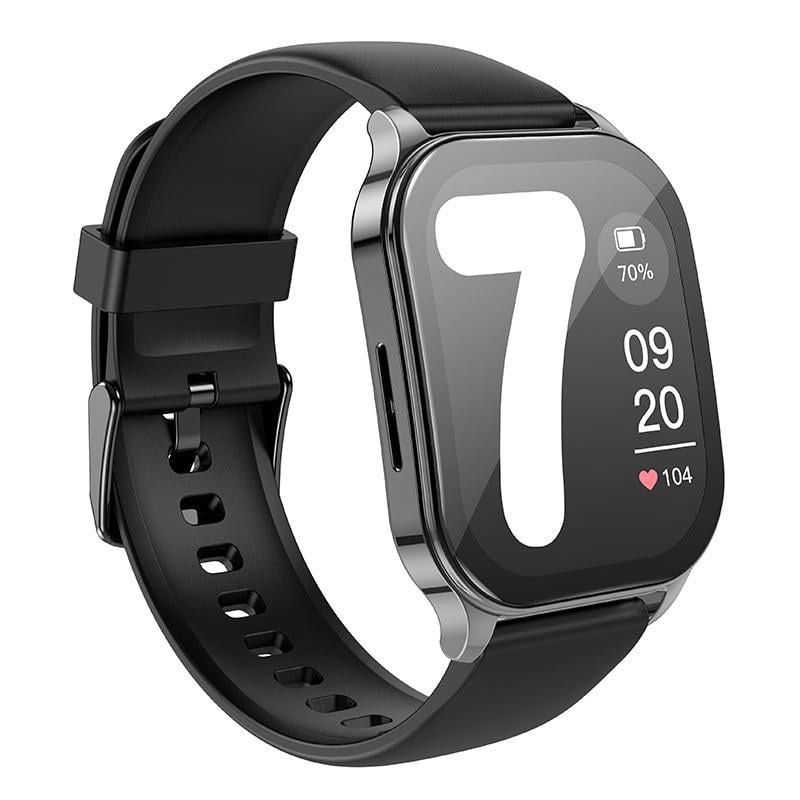 Смарт-годинник Hoco Y19 BT 5.1 Track HeartRate IP68 Black/Grey