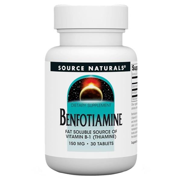 Тиамин Source Naturals Benfotiamine 150 мг 30 Tabs