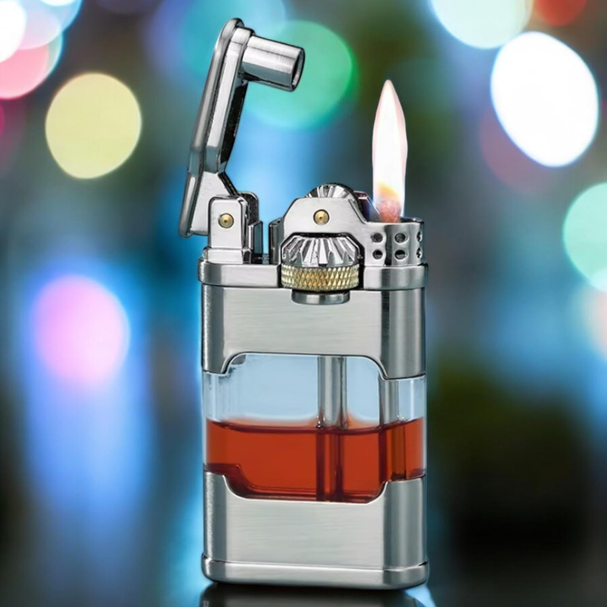 Зажигалка бензиновая Chief Retro C-232 в подарочной упаковке Silver (23335492)