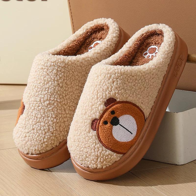 Тапочки домашние warm story Мишки тедди р. 40-41 Бежевый (0135)