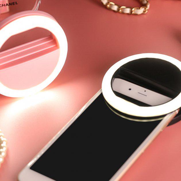 Селфи-кольцо на телефон Selfie ring UFT MP01 Pink - фото 5