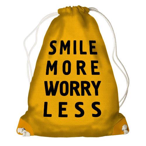 Рюкзак-мешок Presentville Smile more worry less (RM LP016 ZHL)