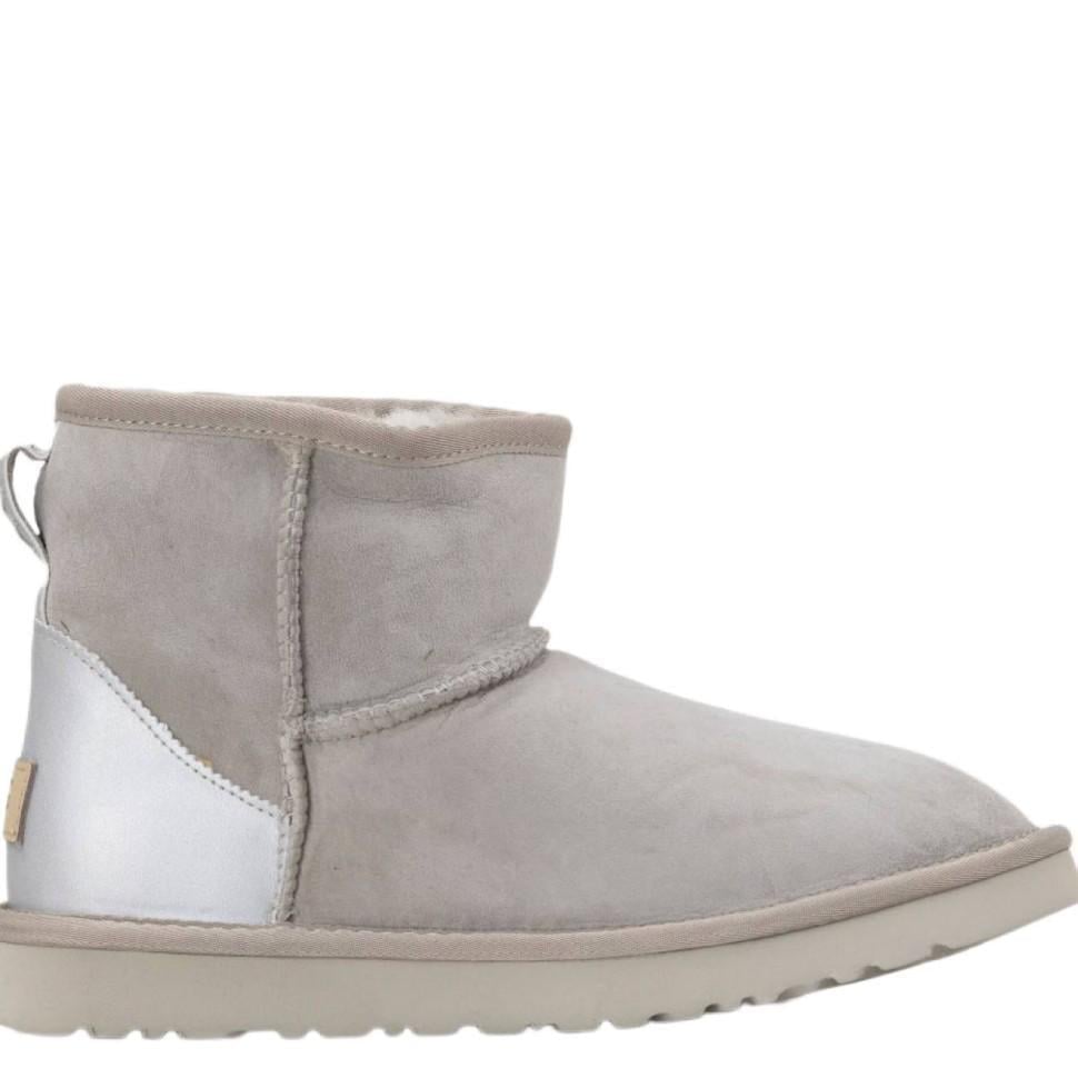 Уггі жіночі UGG Mini Beige Suide Chromium р. 37 Бежевий (21177)