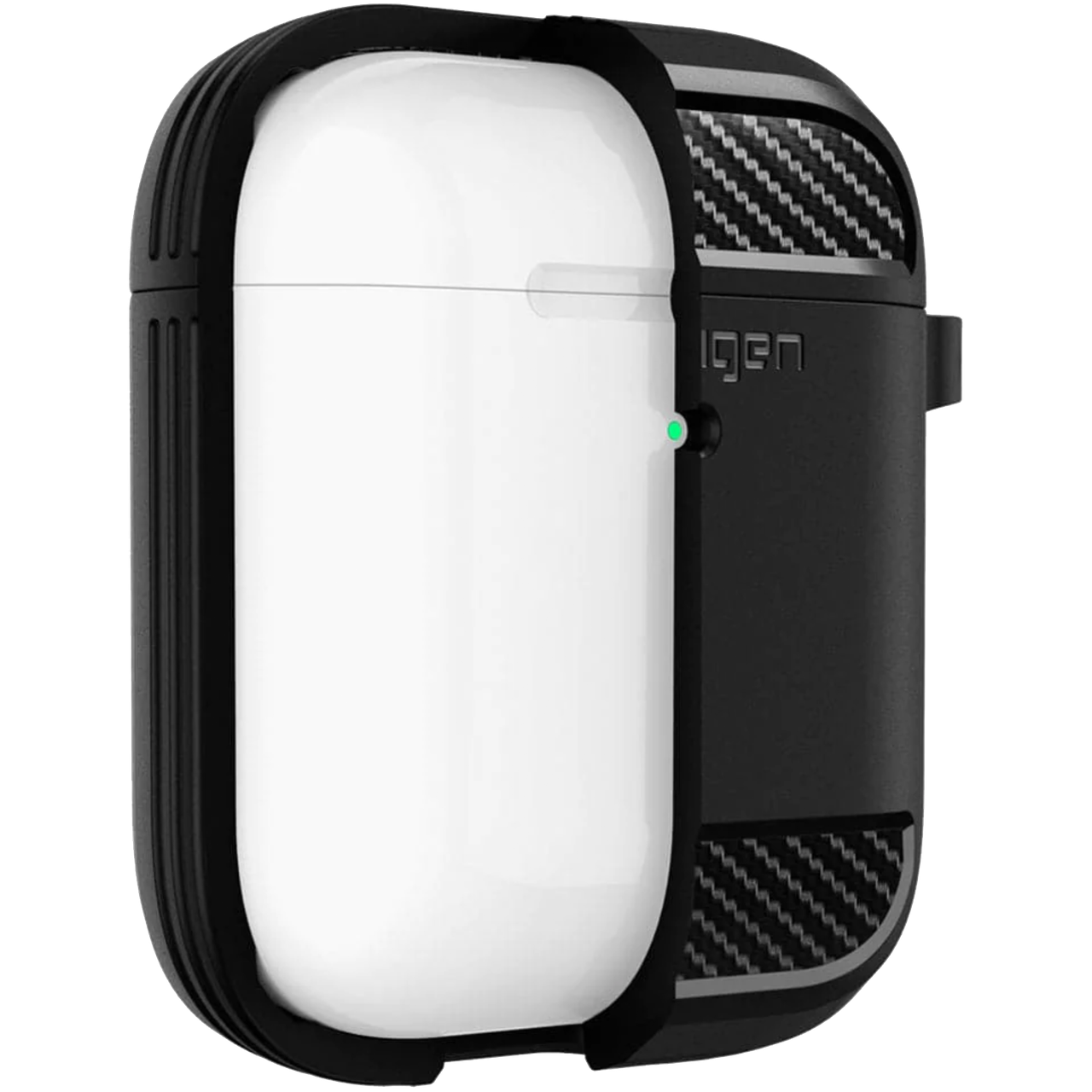 Чохол для Airpods Pro Spigen Tough Armor MAG Case for AirPods Pro 2/1 Black (ASD01117) - фото 5