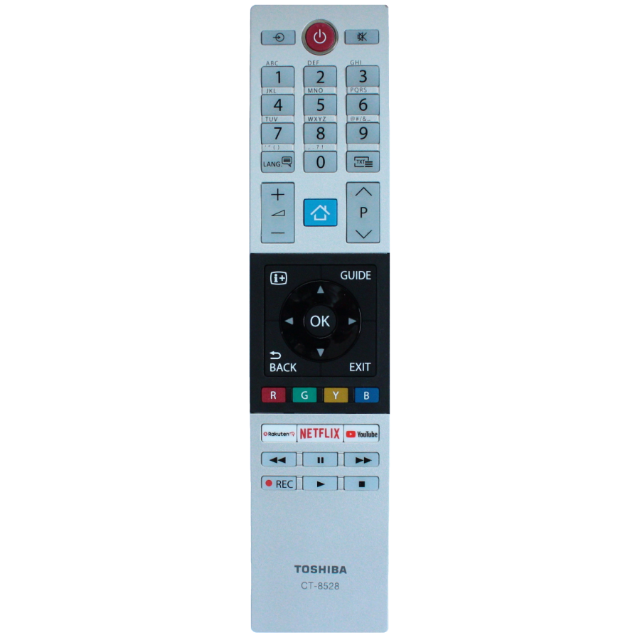 Пульт для телевизора TOSHIBA CT-8528 Netflix Rakuten (4909)