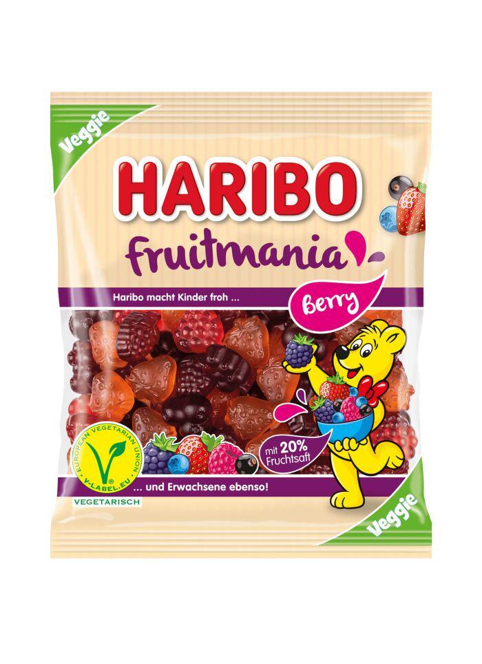 Жевательные конфеты Haribo Fruitmania Berry сокосодержащие 160 г