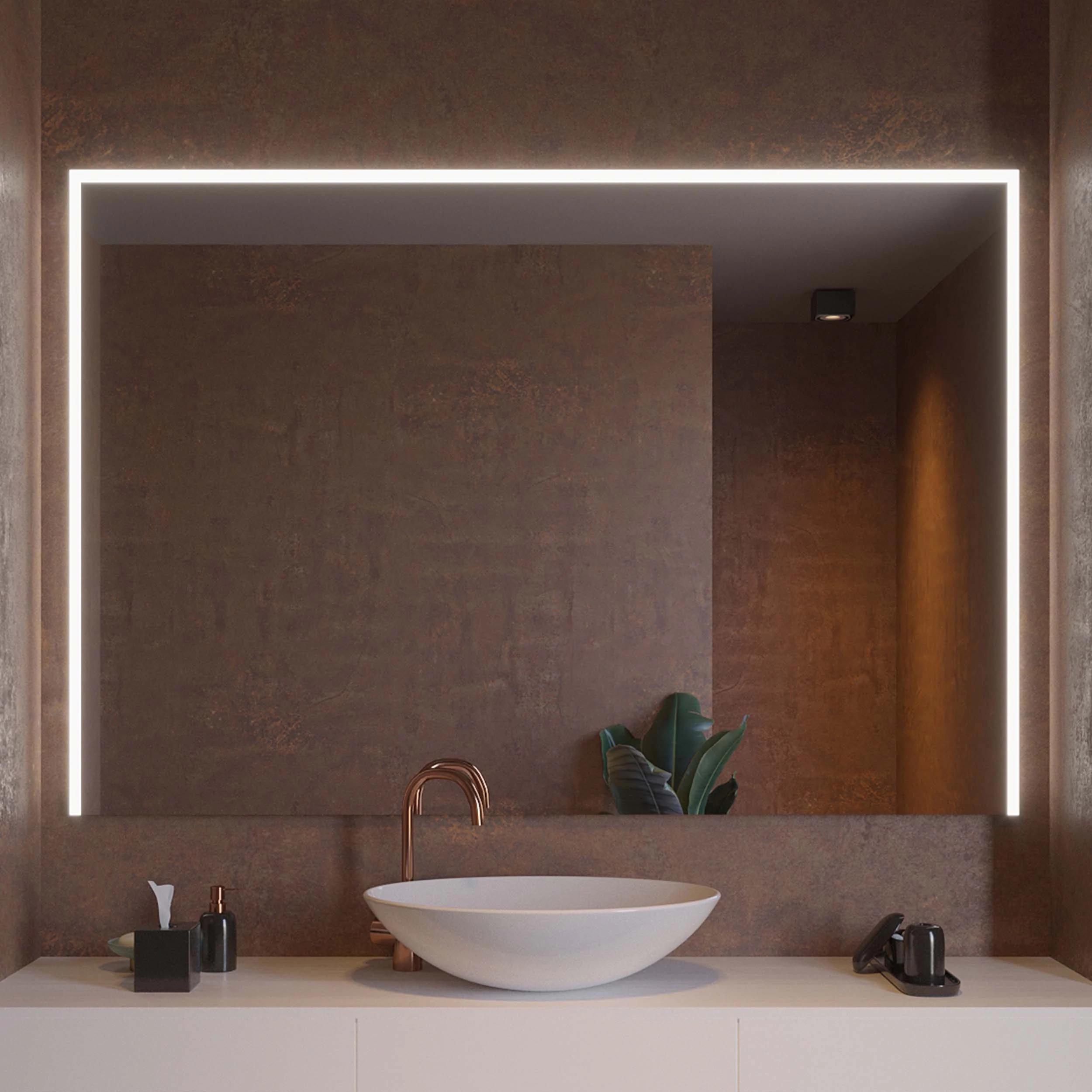 Зеркало Dim Dzerkal BARISA с LED-подсветкой 50х70 см (9706)