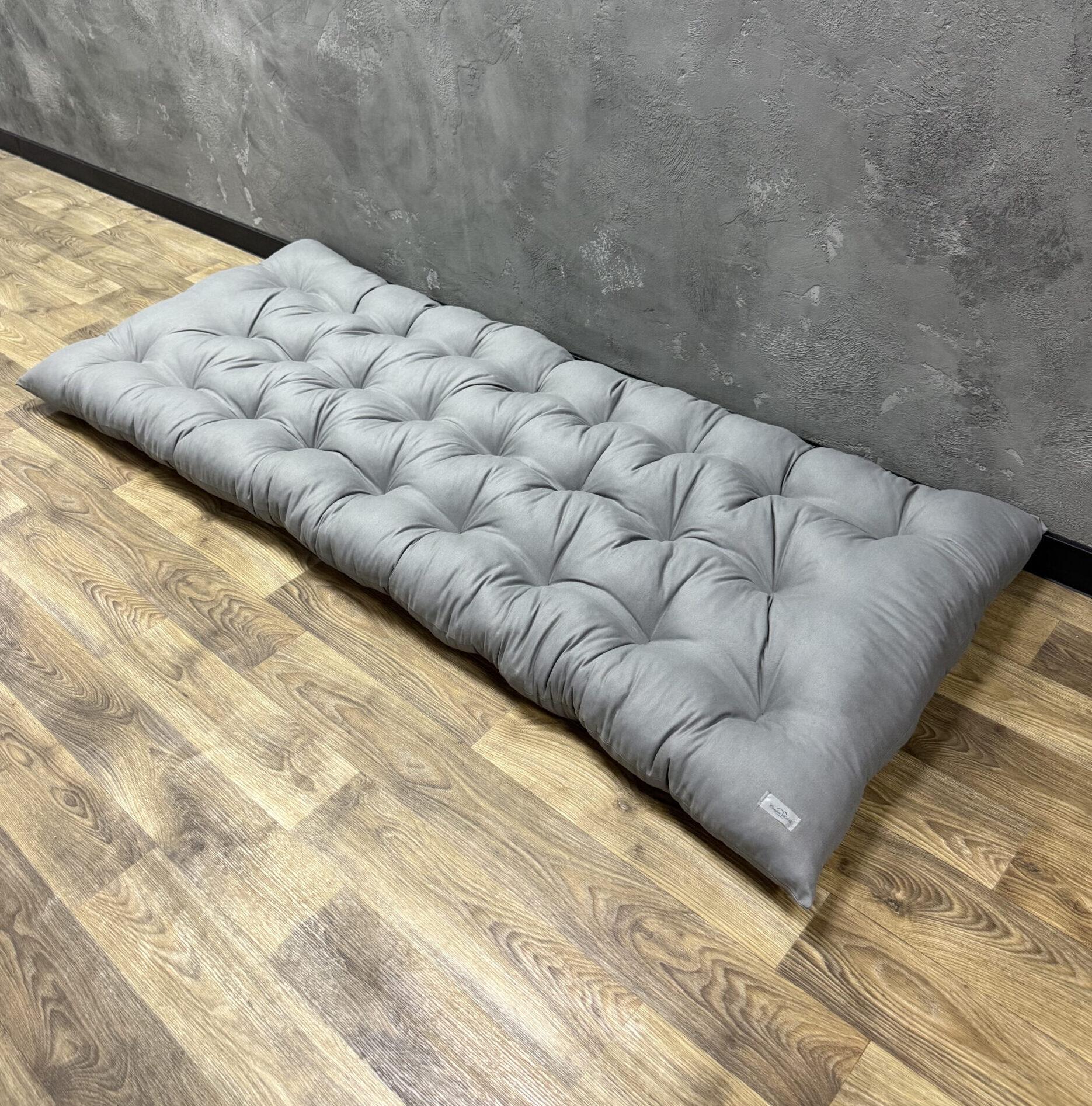 Подушка с каретной стяжкой Comfort Home на подоконник/каркасы/поддоны/садовая мебель панама 100х50 см - фото 1 Подушка с каретной стяжкой Comfort Home на подоконник/каркасы/поддоны/садовая мебель панама 100х50 см - фото 1