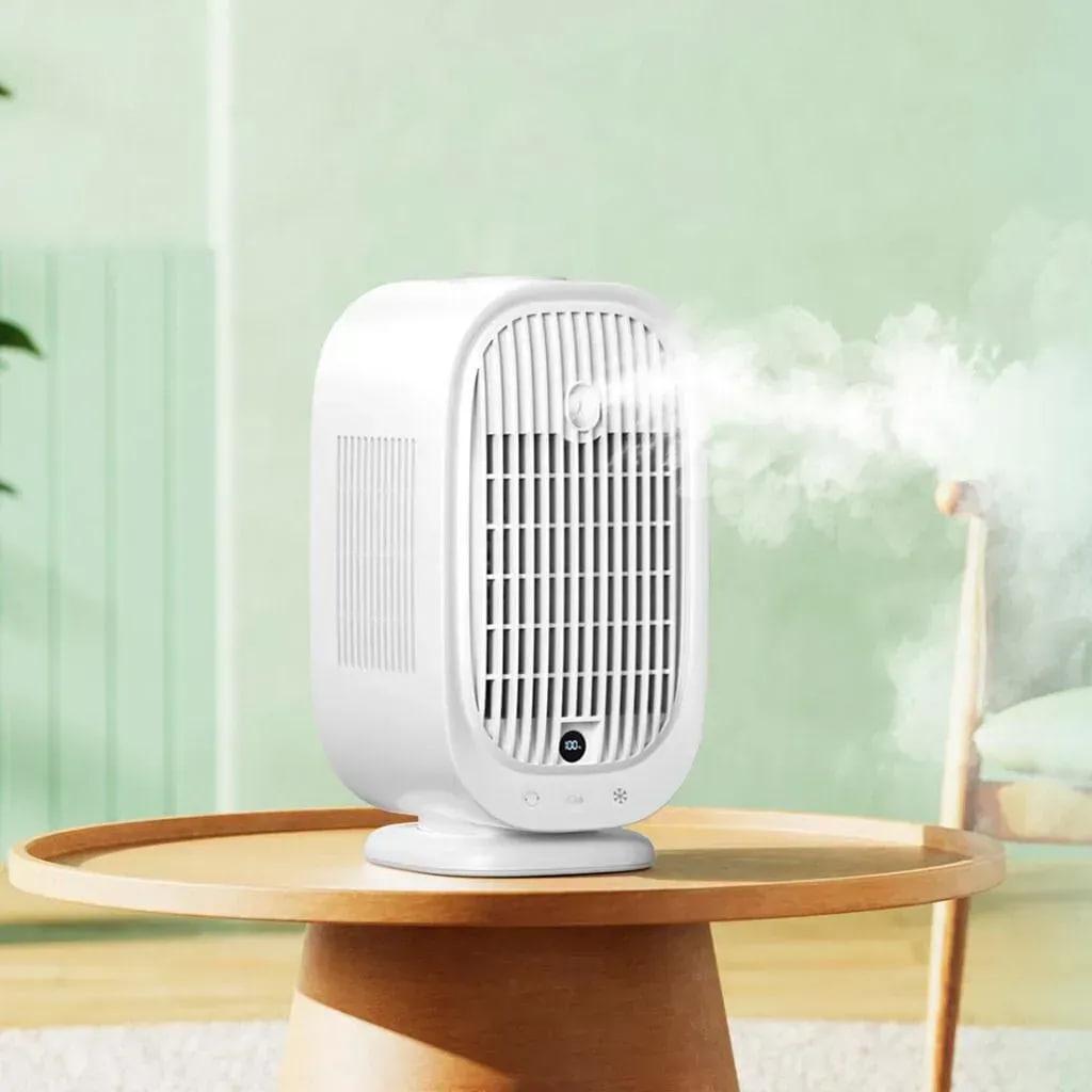 Вентилятор з водяним охолодженням Remax F21 з акумулятором 4000 mAh White (000523) - фото 4