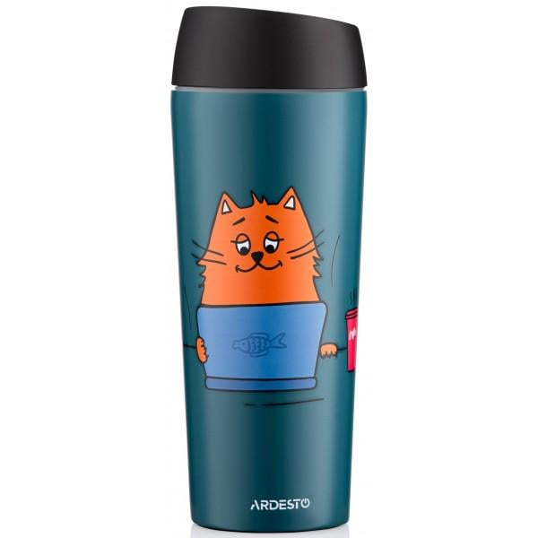 Термочашка Ardesto Coffee time Red Cat AR2645CG 450 мл