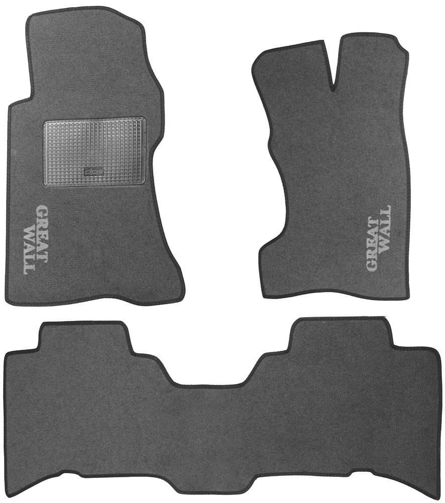 Коврики в салон для Great Wall Hover/H3 '05- Стандарт текстильные Серый