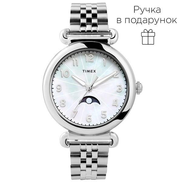 Наручные часы женские Timex Model 23 кварцевые Silver (Tx2t89700)