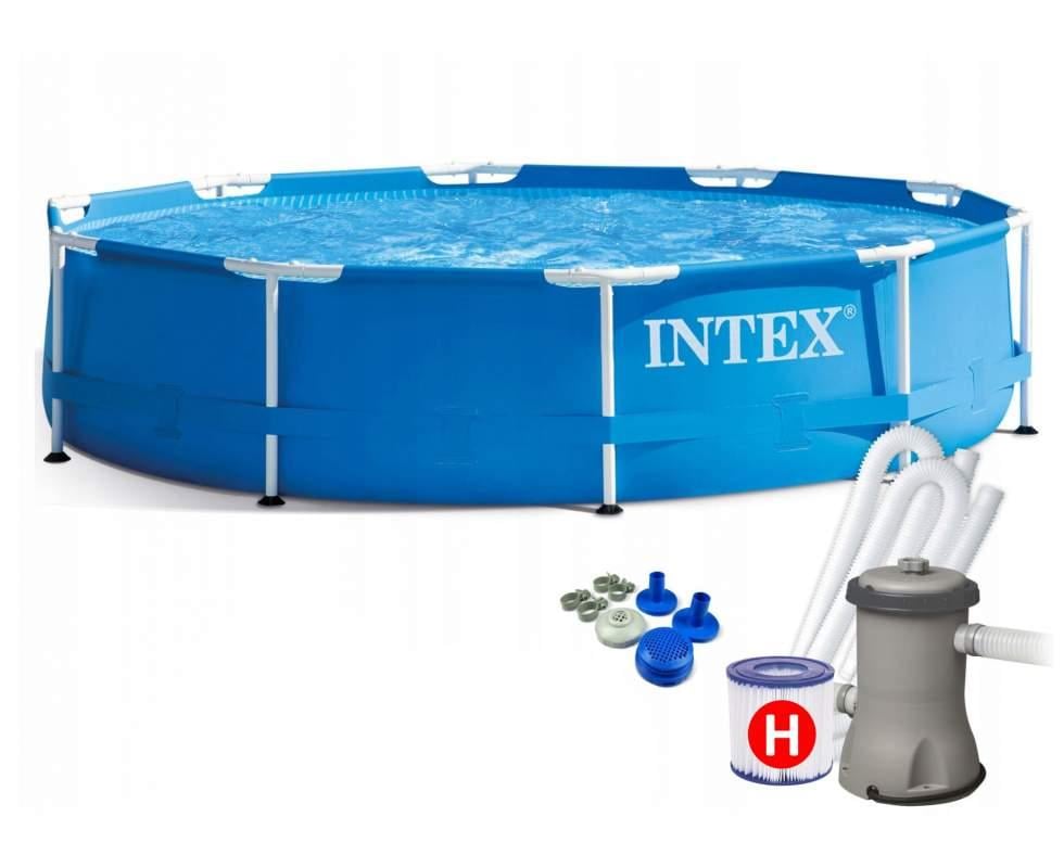 Басейн Intex 28202 NP каркасний 305х76 см 4485 л з фільтром-насосом 1250 л/г (26086689)