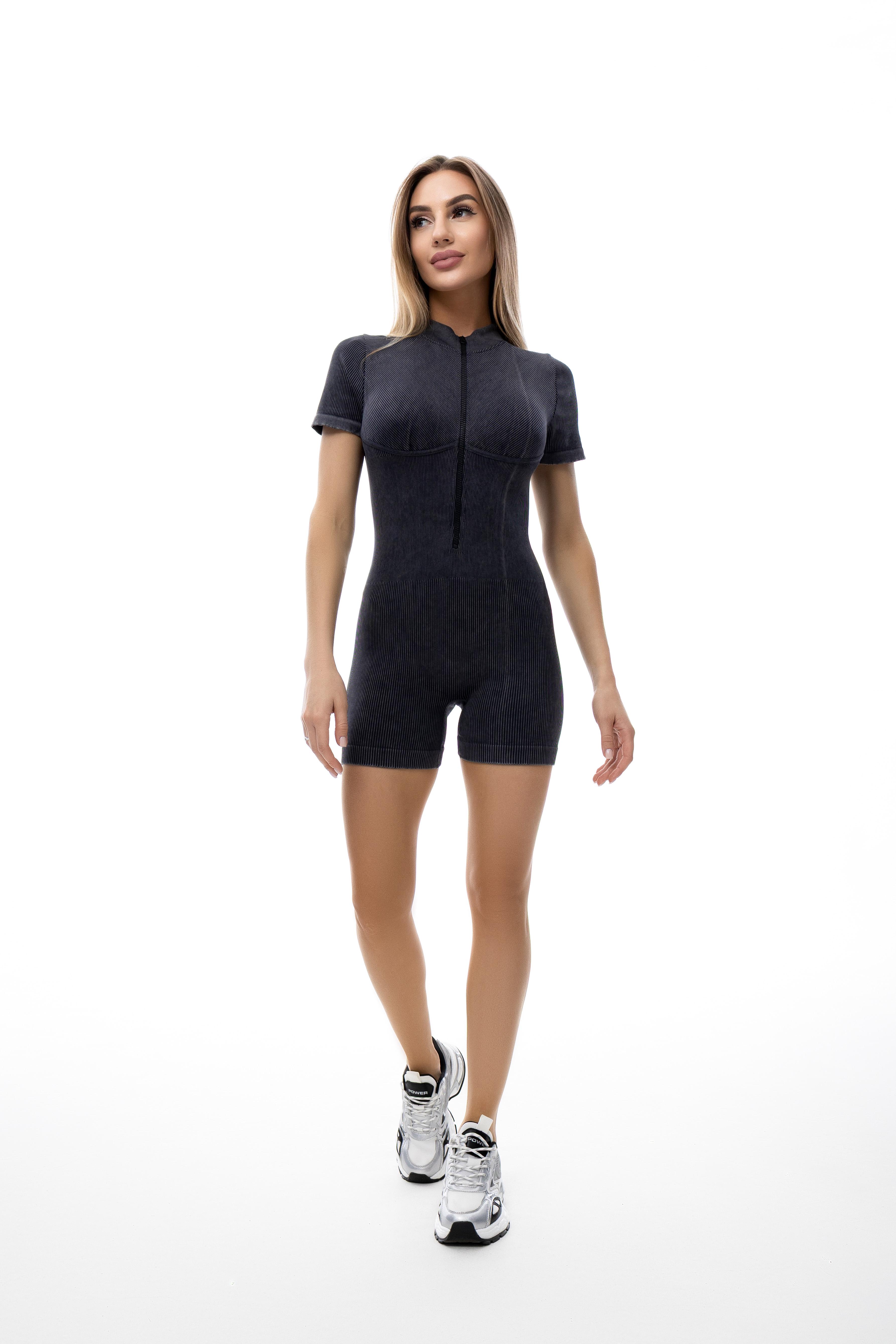 Комбінезон жіночий спортивний U:na FILL S-M Чорний