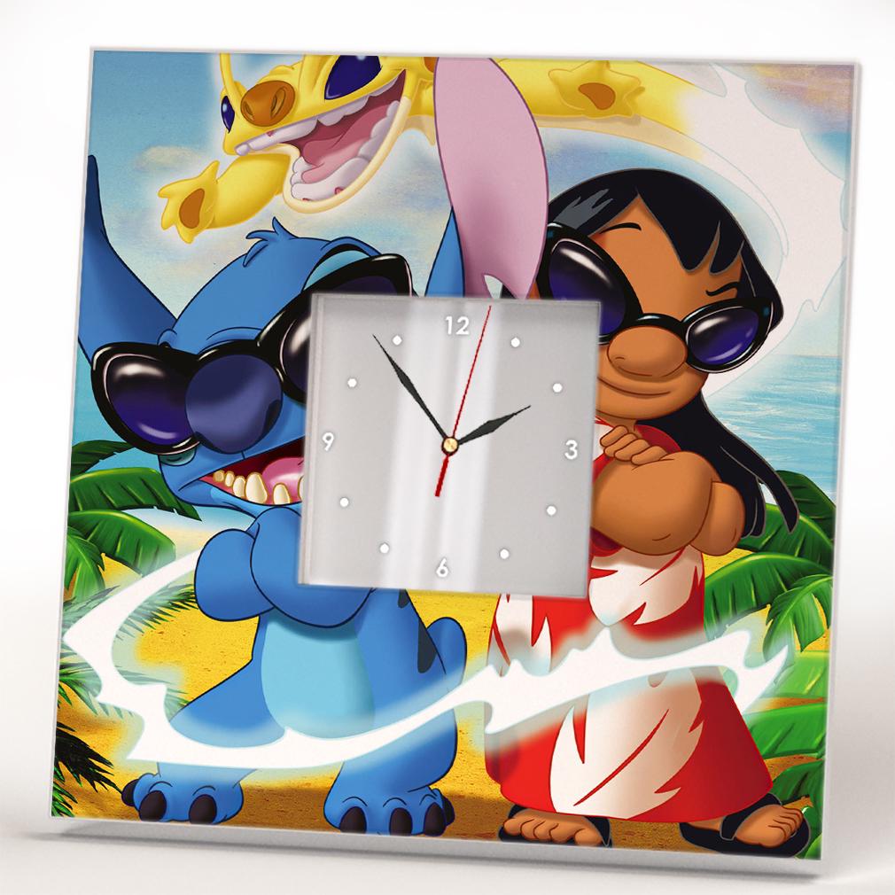 Часы Мультфильм ''Лило и Стич'' 260x260 мм (C04518)