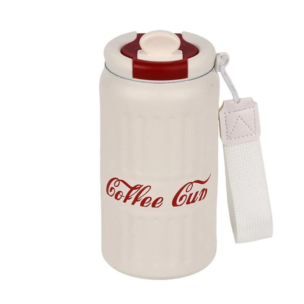 Термочашка Coffee Cup з нержавіючої сталі для кави 420 мл White