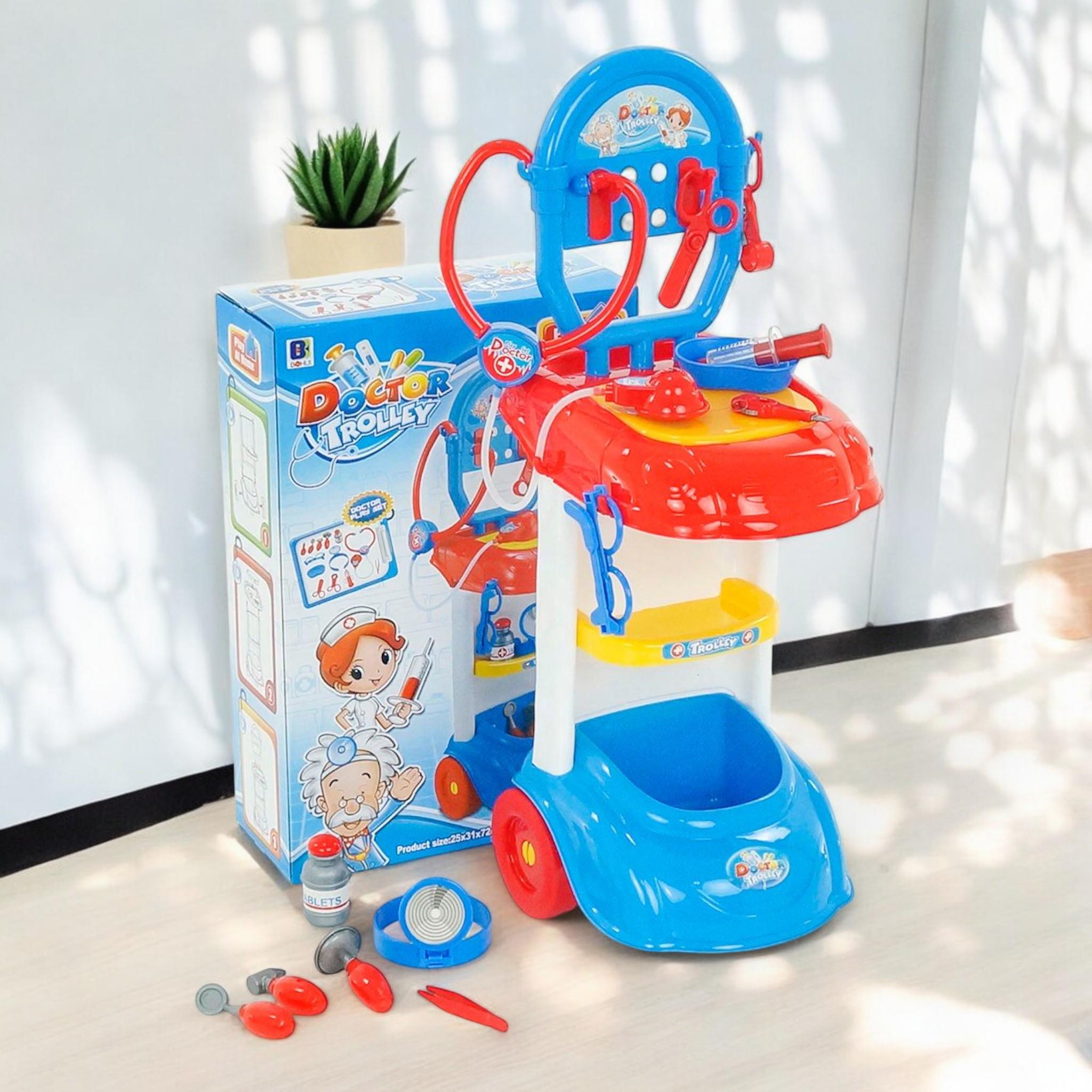 Игровой набор врача Doctor trolley с тележкой на батарейках (G_661-170) - фото 3
