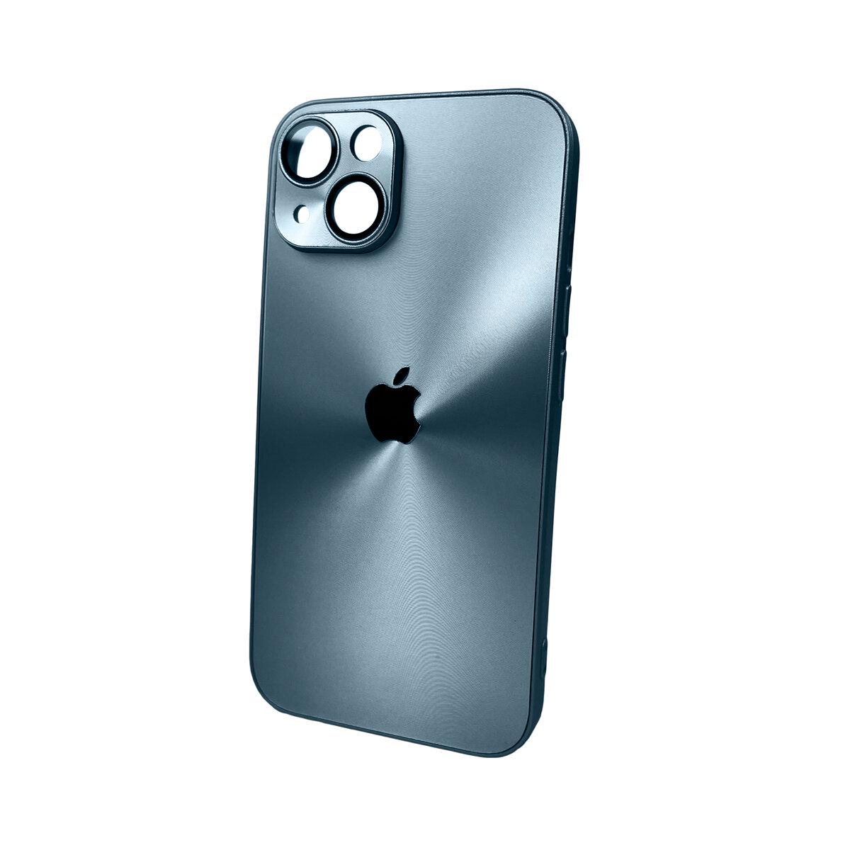 Противоударный чехол для Apple iPhone 14 OG Acrylic Glass Gradient Deep Blue