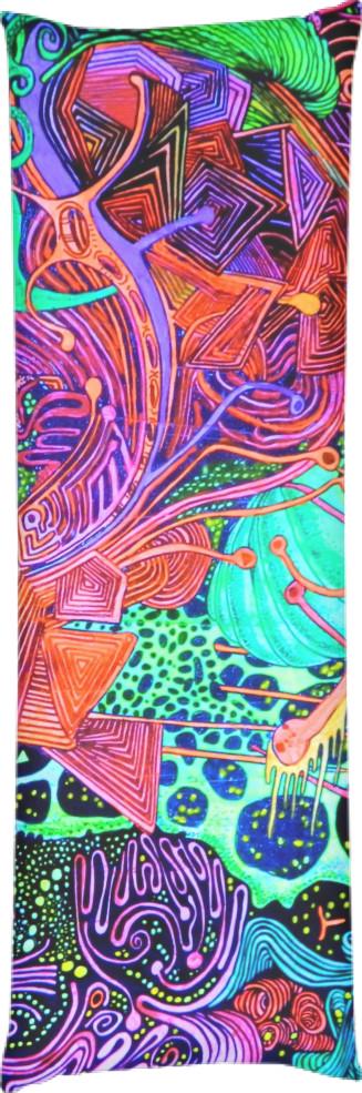 Подушка дакимакура Psychedelic Art 60x180 см (14102026)