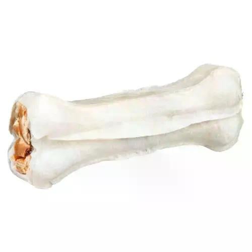 Кісточка Trixie Denta Fun пресована жувальна для собак з качкою з натуральної шкіри для чищення зубів 120 г 2 шт. 12 см