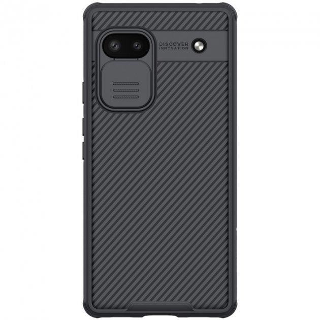 Чехол бампер Nillkin CamShield Pro для Google Pixel 6a Black - фото 1