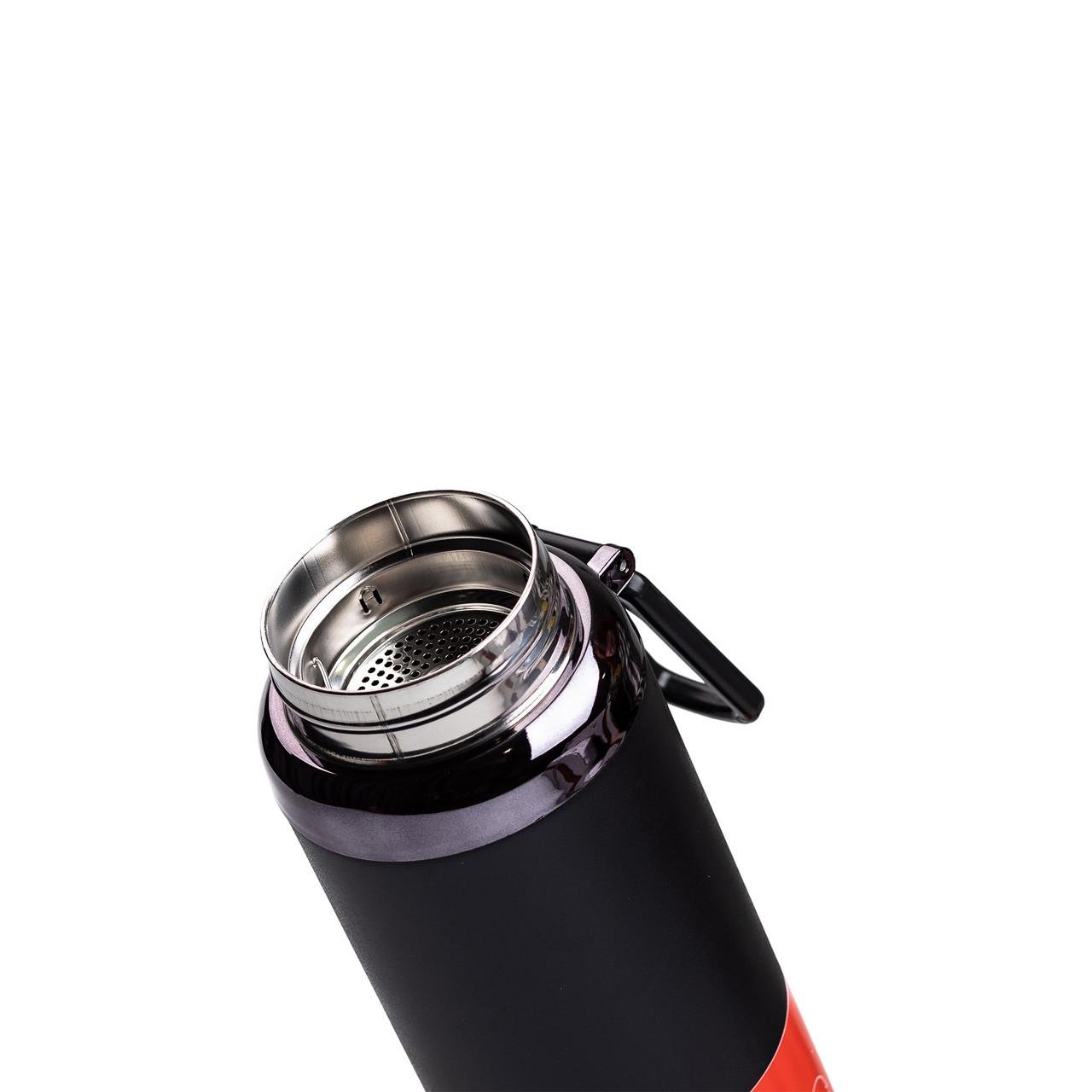 Термос с индикатором температуры и широким горлом 1 л Черный - фото 3 Термос с индикатором температуры и широким горлом 1 л Черный - фото 3