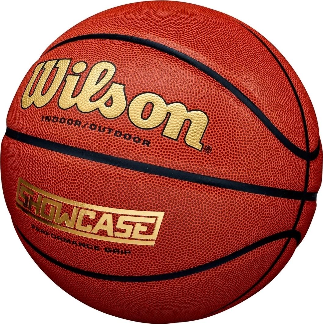 Баскетбольний м'яч Wilson SHOWCASE COMP р. 6 Помаранчевий (WZ2005701XB6) - фото 2 Баскетбольний м'яч Wilson SHOWCASE COMP р. 6 Помаранчевий (WZ2005701XB6) - фото 2