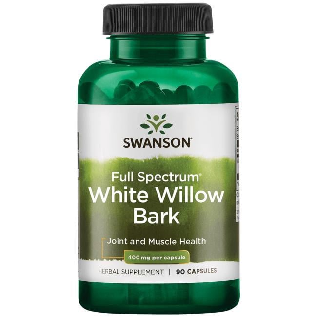 Кора білого дуба Swanson White Willow Bark 400 мг 90 капсул (000016312)