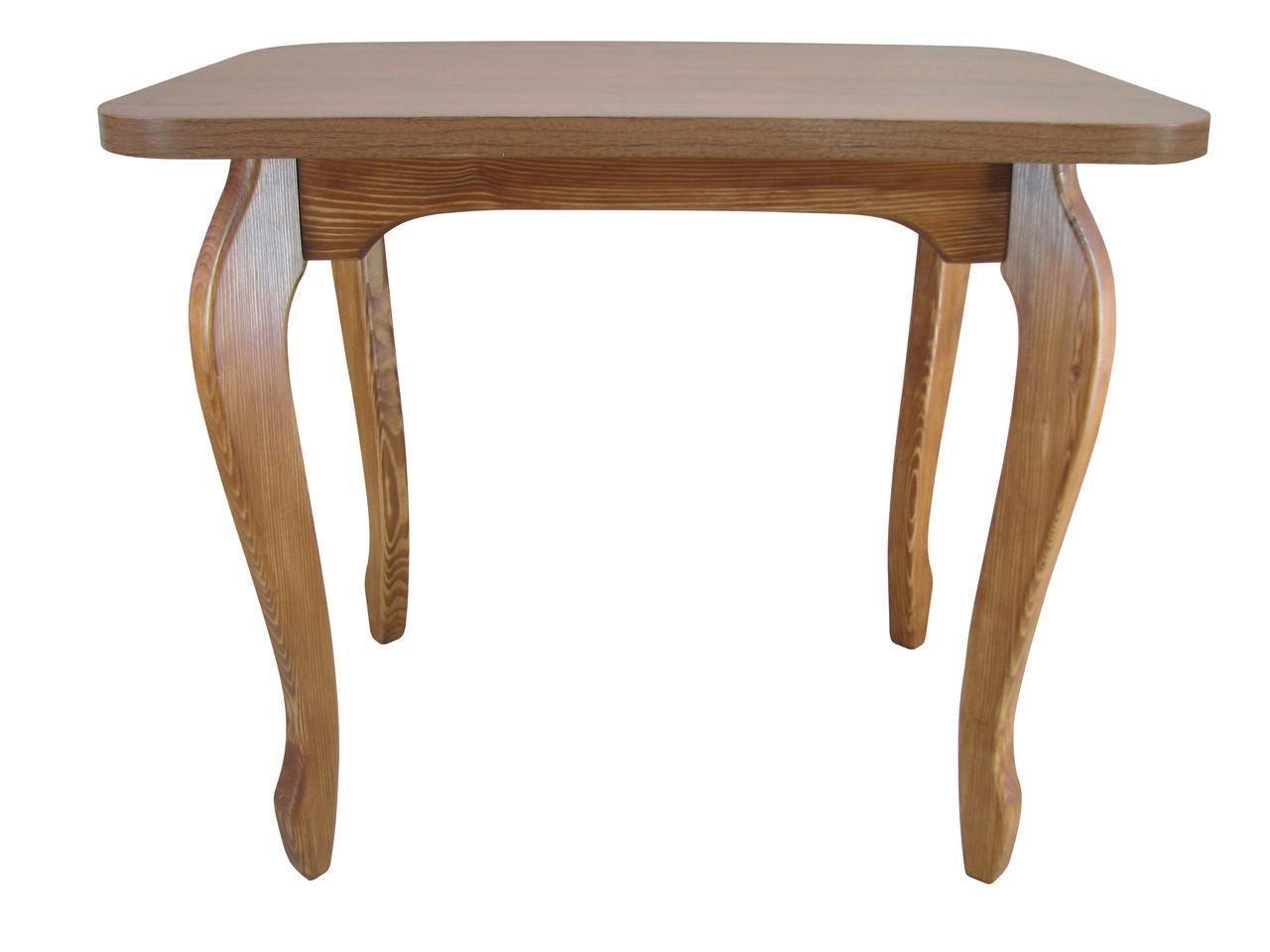 Стіл обідній з фігурними ніжками МАКСІ-Меблі стільниця 32 плюс 1100 Вільха (10500)