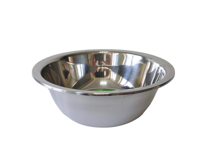 Миска кухонная глубокая из нержавеющей стали матовая 2,1 л 26x9,5 см (19508) Миска кухонная глубокая из нержавеющей стали матовая 2,1 л 26x9,5 см (19508)