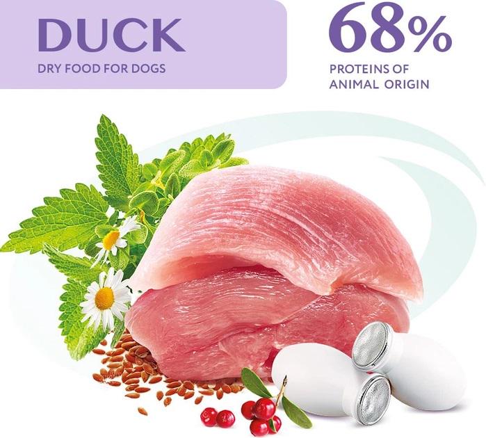 Корм сухой для взрослых собак Optimeal малых пород со вкусом утки 1,5 кг - фото 2