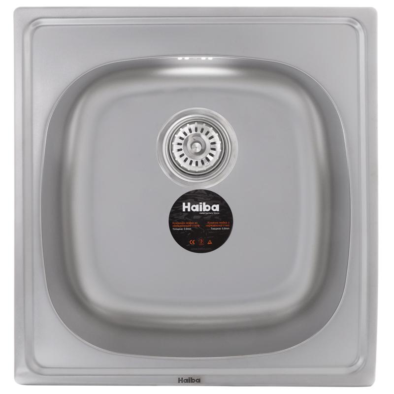 Мойка кухонная HAIBA 50x47 satin (HB0543)