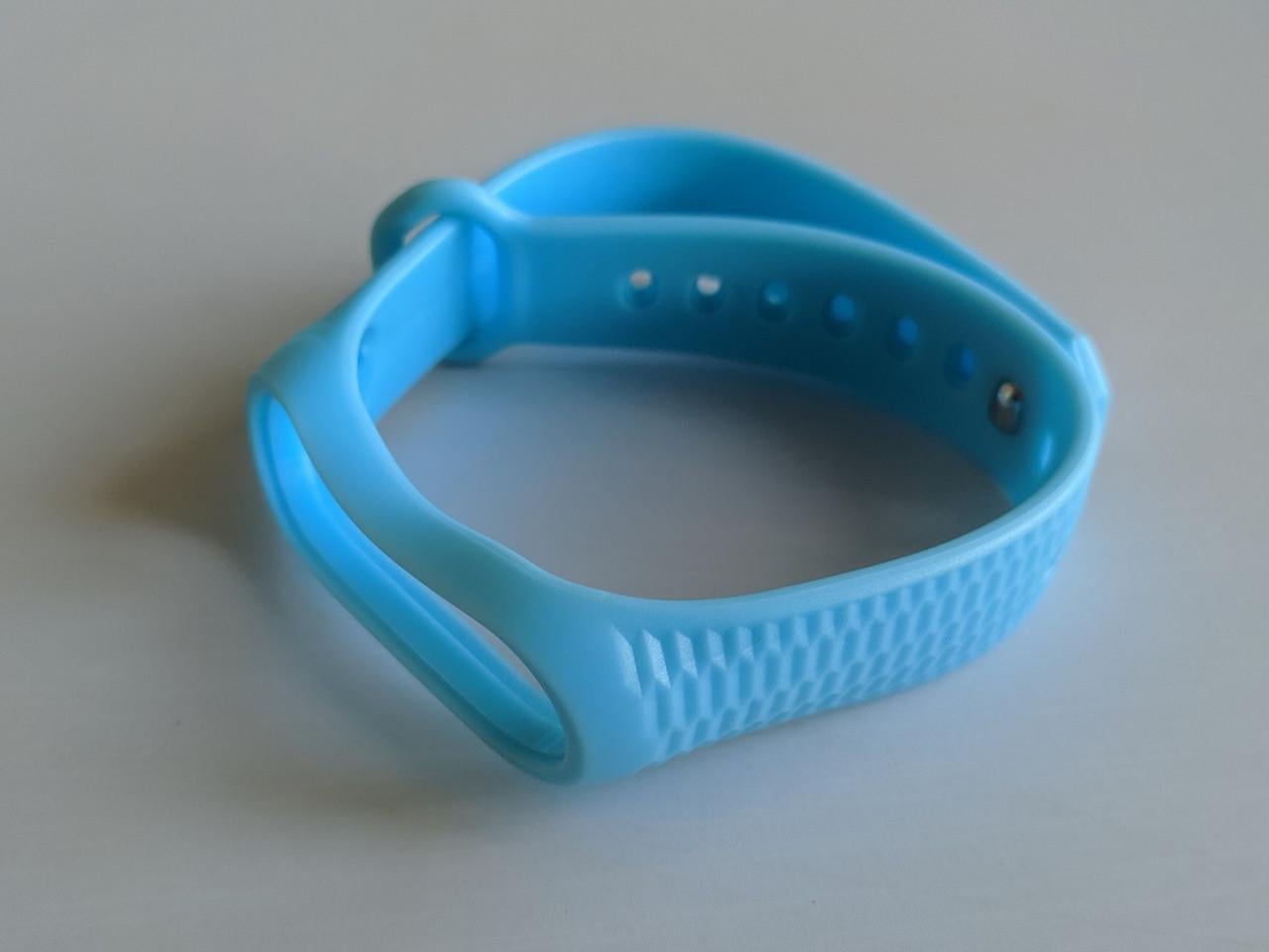 Ремінець для смарт-годинників Xiaomi Mi Band 4/3 MiJobs Aurora силіконовий Блакитний (1990P)