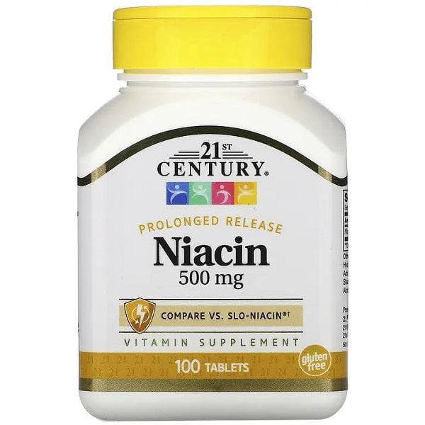 Ниацин 21st Century Niacin 500 мг 100 Tabs