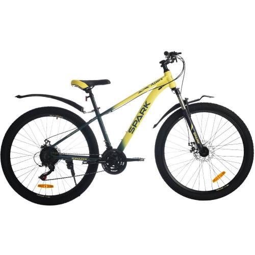 Велосипед Spark APEX колеса 27,5" стальная рама 15" Желтый с зеленым (000239245)