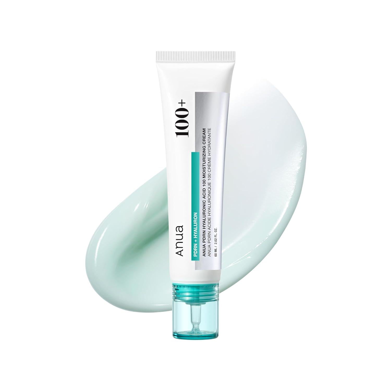 Крем для лица Anua PDRN Hyaluronic Acid 100 Moisture Cream с полинуклеотидами и гиалуроновой кислотой 60 мл