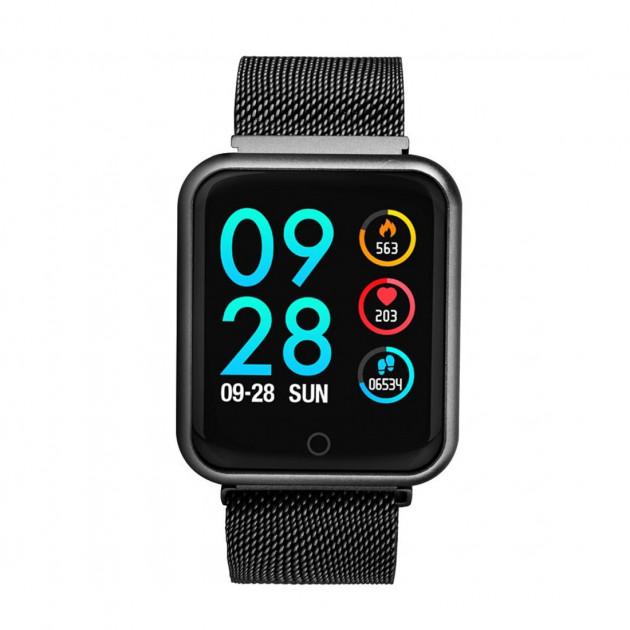 Смарт-годинник Lemfo P68 з вимірюванням тиску і вологозахистом IP68 Чорний Смарт-годинник Lemfo P68 з вимірюванням тиску і вологозахистом IP68 Чорний