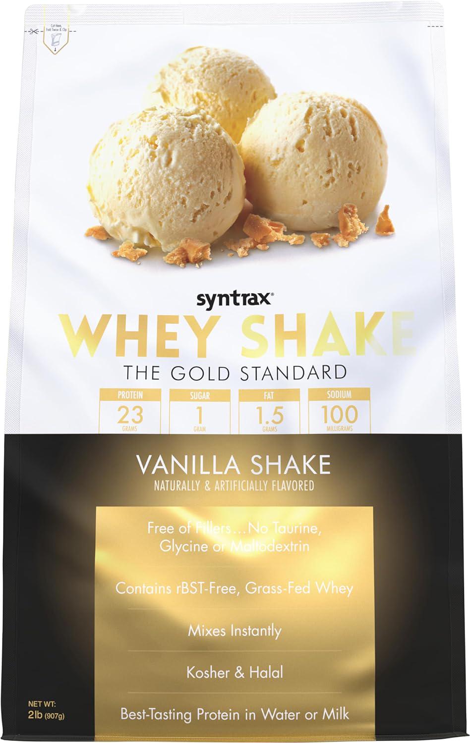 Протеин Syntrax Whey Shake Vanilla Shake 908 г