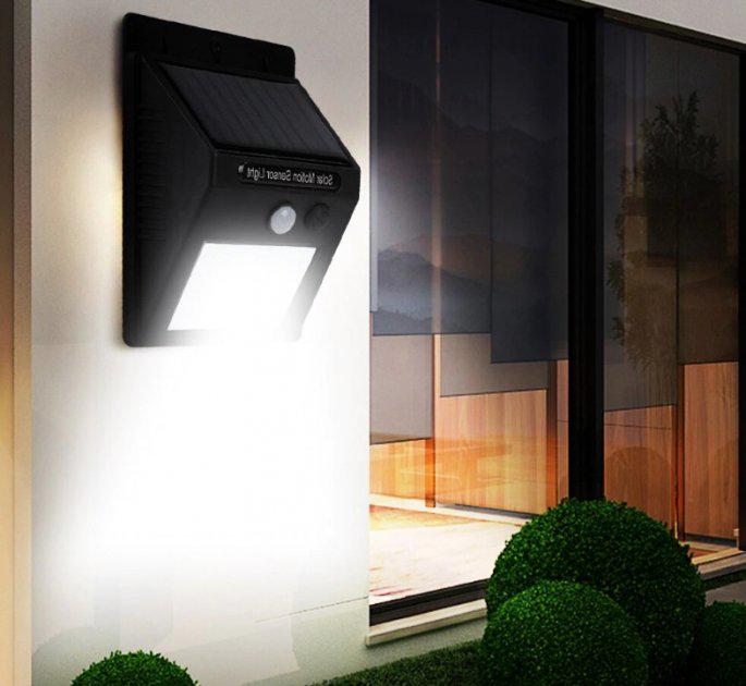 Уличный светильник Solar Sensor Wall Light SH-1605 COB LED с датчиком движения Черный (KA 1008) - фото 7 Уличный светильник Solar Sensor Wall Light SH-1605 COB LED с датчиком движения Черный (KA 1008) - фото 7