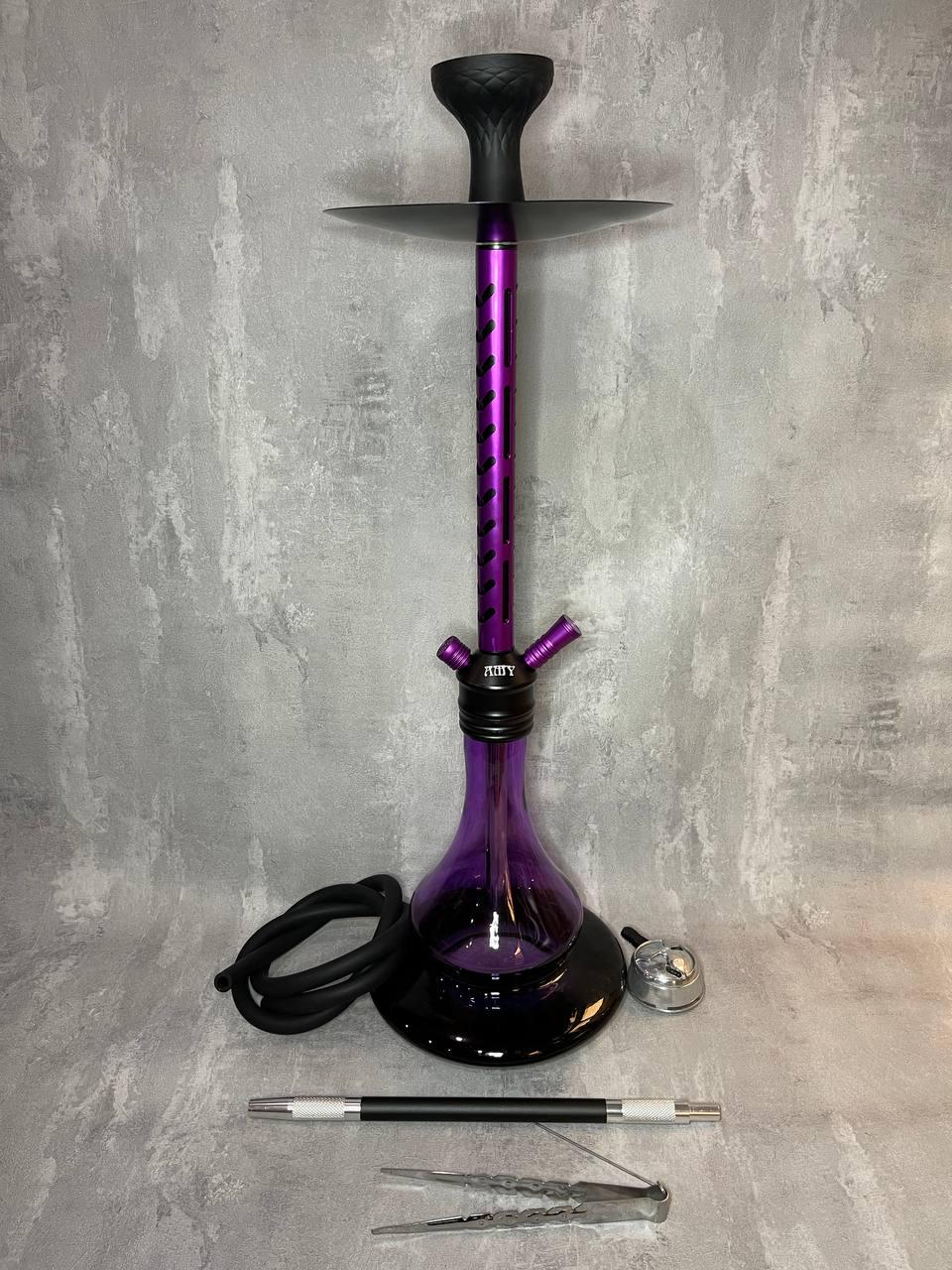 Кальян Amy deluxe 501 80 см Фиолетово-черный (365522)