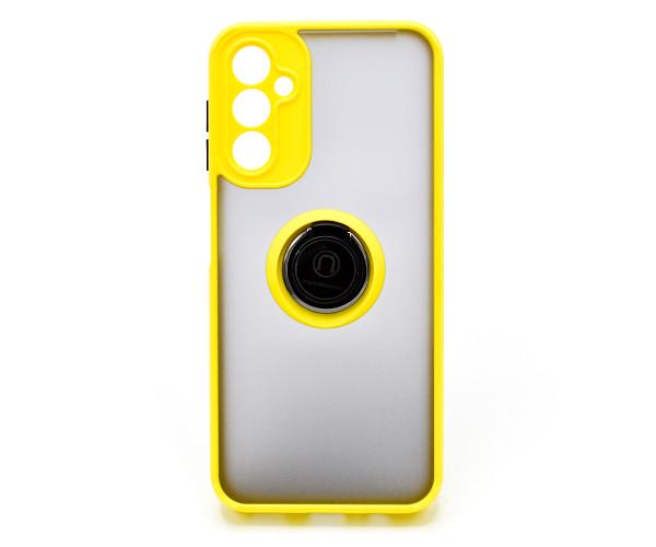 Чехол-накладка TPU Color Matte Ring для Samsung Galaxy A14 / A14 5G Желтый