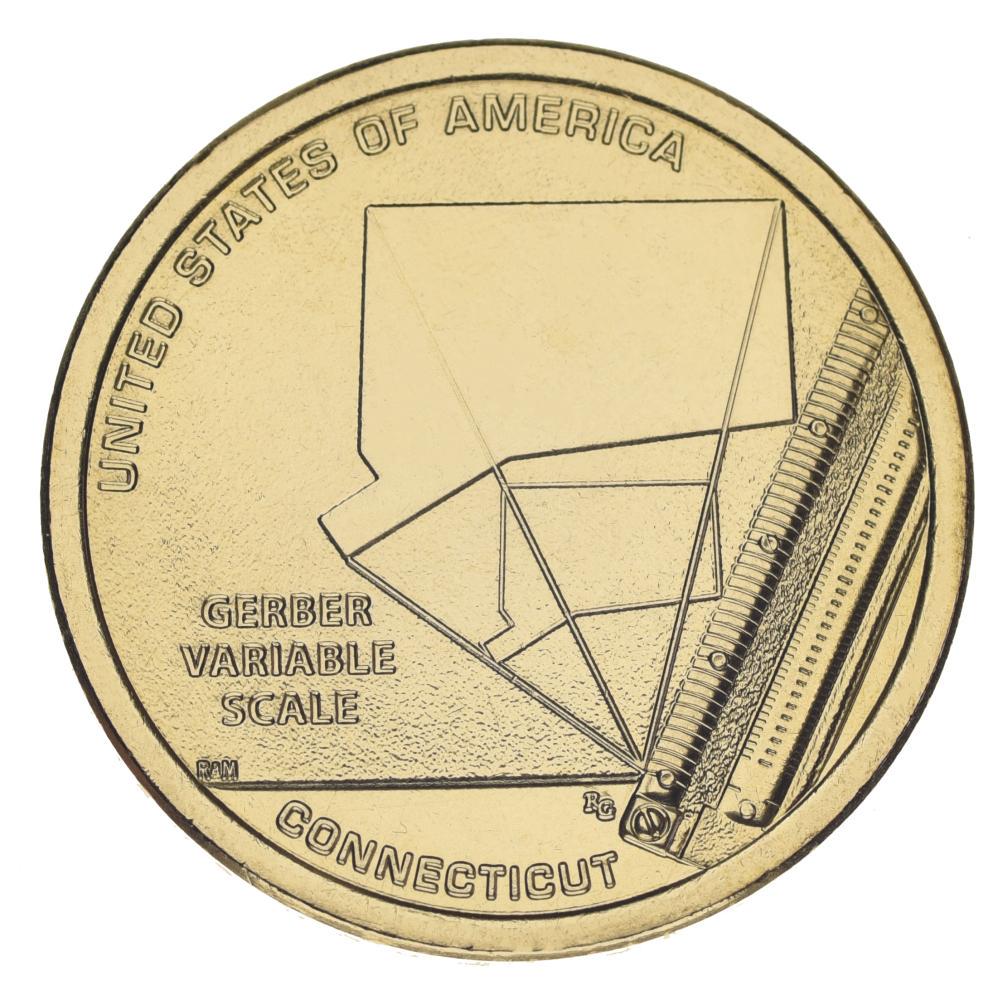 Коллекционная монета США 1 доллар 2020 D Американские инновации Сменная шкала Гербера UNC (15390407) Коллекционная монета США 1 доллар 2020 D Американские инновации Сменная шкала Гербера UNC (15390407)