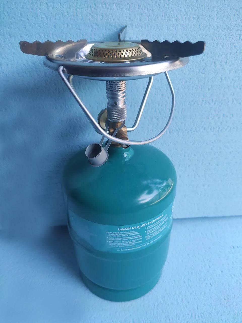 Баллон газовый туристический GZWM 2,4 л/1 кг с горелкой PAMIR