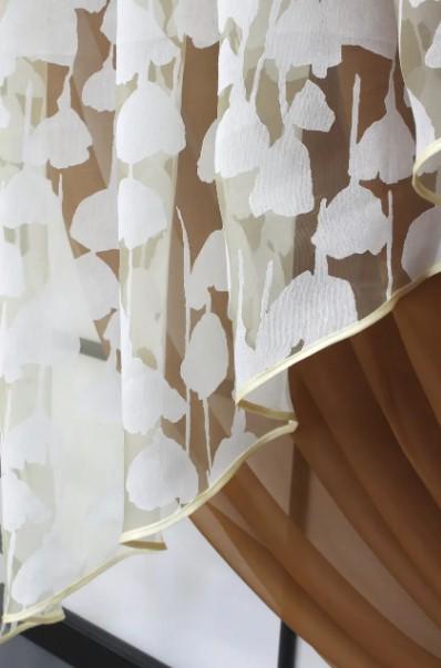 Шторки на кухню з підв'язками 280х170 см Коричневий/Білий (069к) - фото 5 Шторки на кухню з підв'язками 280х170 см Коричневий/Білий (069к) - фото 5