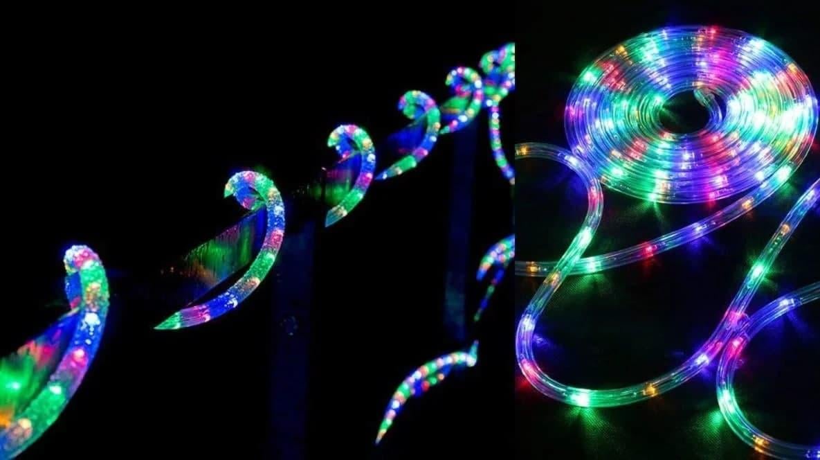 Гірлянда світлодіодна вулична дюралайт 50 м Різнокольоровий (1518249772) - фото 7 Гірлянда світлодіодна вулична дюралайт 50 м Різнокольоровий (1518249772) - фото 7