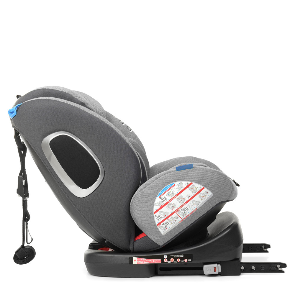 Детское автокресло El Camino Absolute 360 ME1079 c ISOFIX 0-36 кг Gray Серый - фото 8 Детское автокресло El Camino Absolute 360 ME1079 c ISOFIX 0-36 кг Gray Серый - фото 8